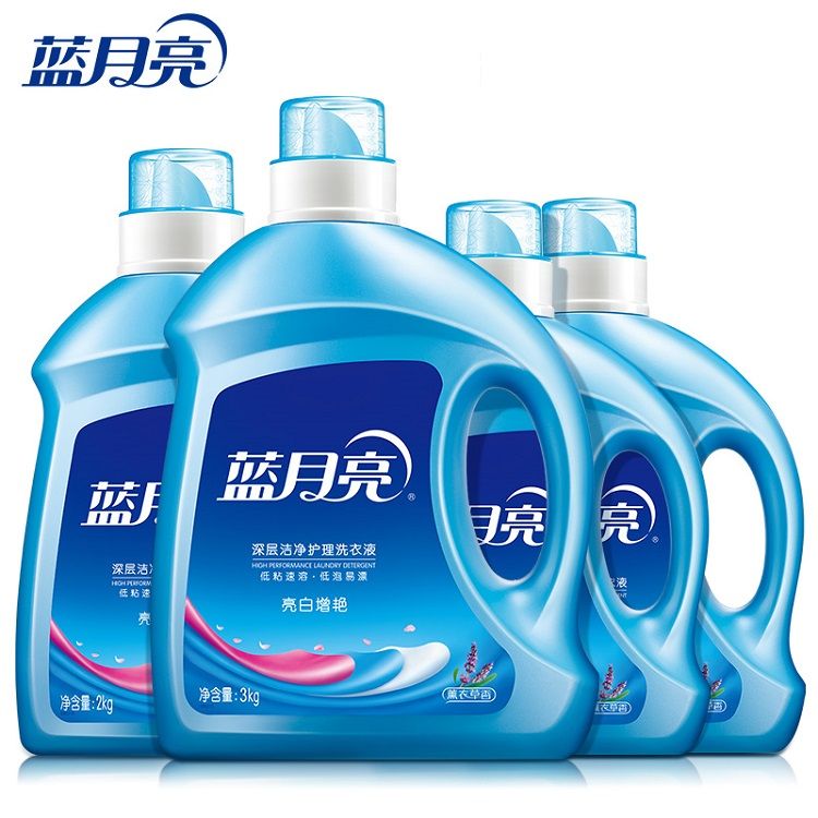 蓝月亮 洗衣液瓶装14斤组合（3kg+2kg+1kg*2）亮白增艳 薰衣草香