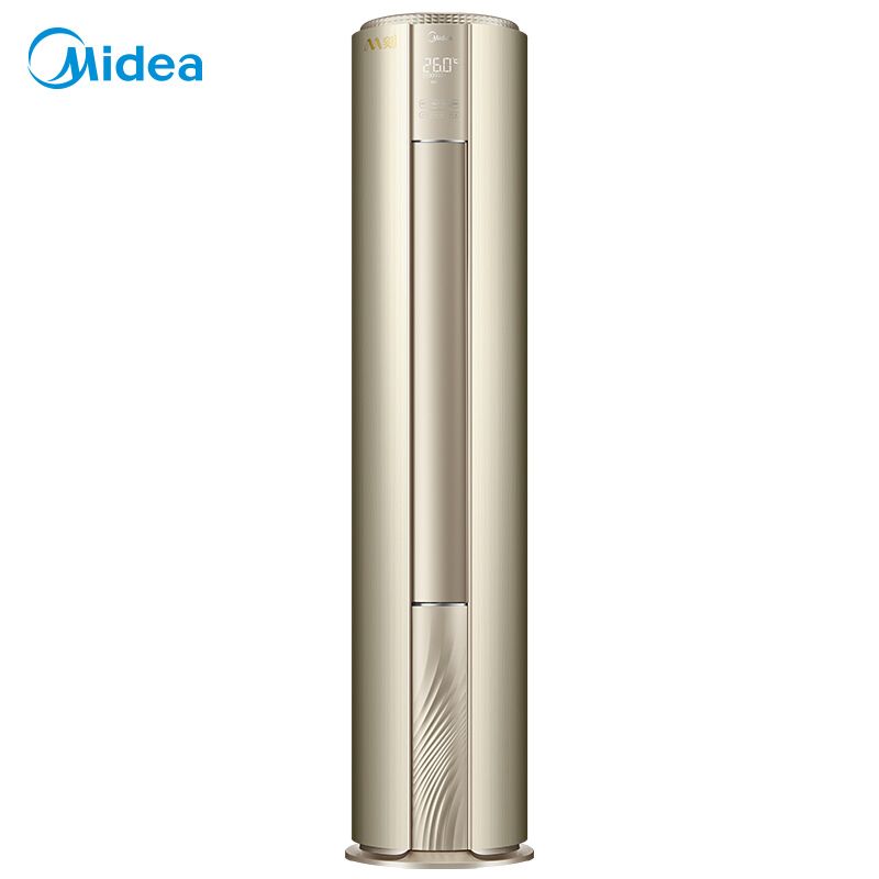 midea 美的 新一级能效 大3匹 智能变频冷暖 空调柜机 摩卡金  KFR-72LW/BP3DN8Y-YB300(1) 