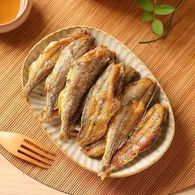 果满园 香酥小黄鱼酥脆黄鱼酥小鱼仔鱼干海味零食即食黄花鱼小吃零嘴