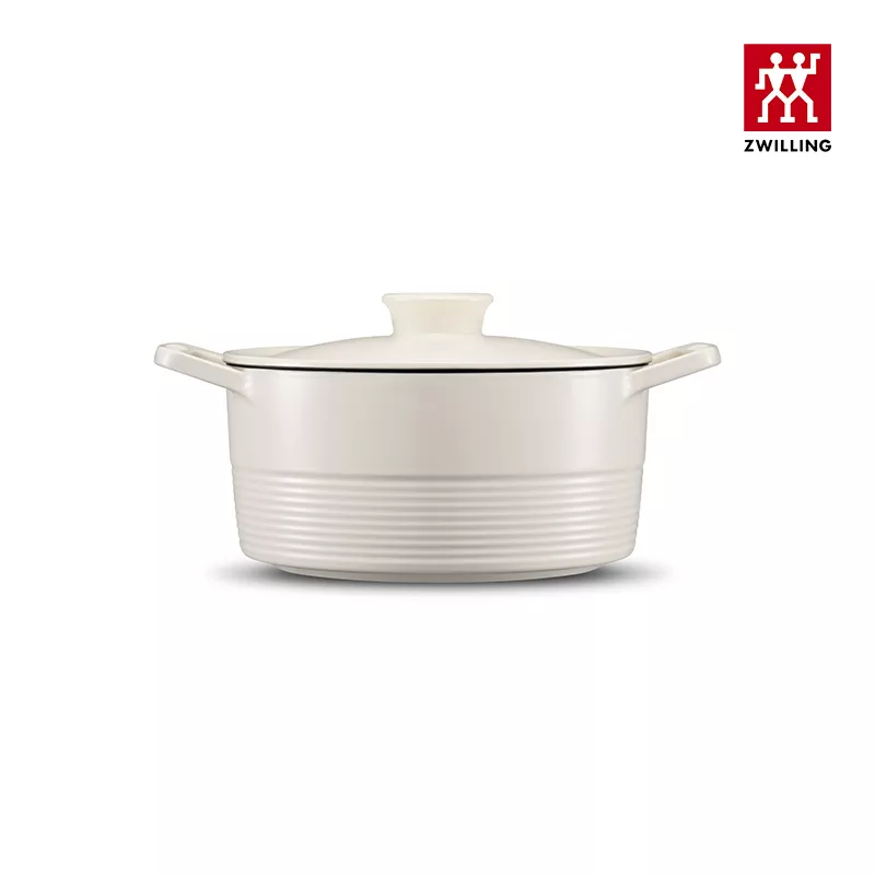 双立人 ZWILLING Dragon系列 铸铁锅 汤锅 炖锅 22厘米 26厘米 三色可选