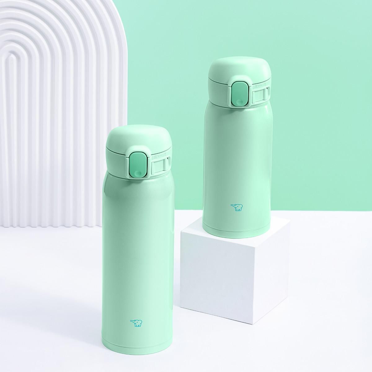 象印 480ML大容量不锈钢保温杯男女进口杯子水杯 薄荷绿 均码