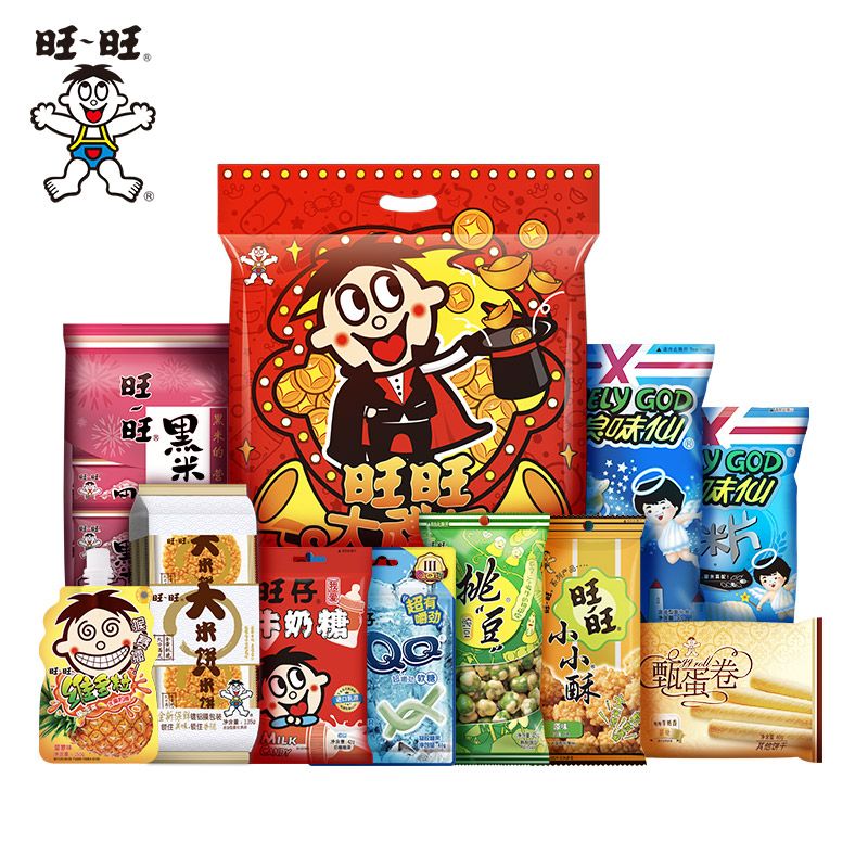 旺旺 大礼包680g年货礼包休闲零食大礼包 节日年货送礼 1袋/2袋