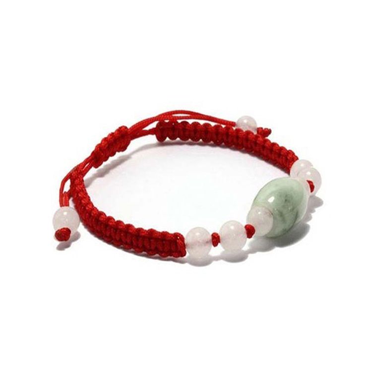 左传 转运翡翠红绳手链-积分专享