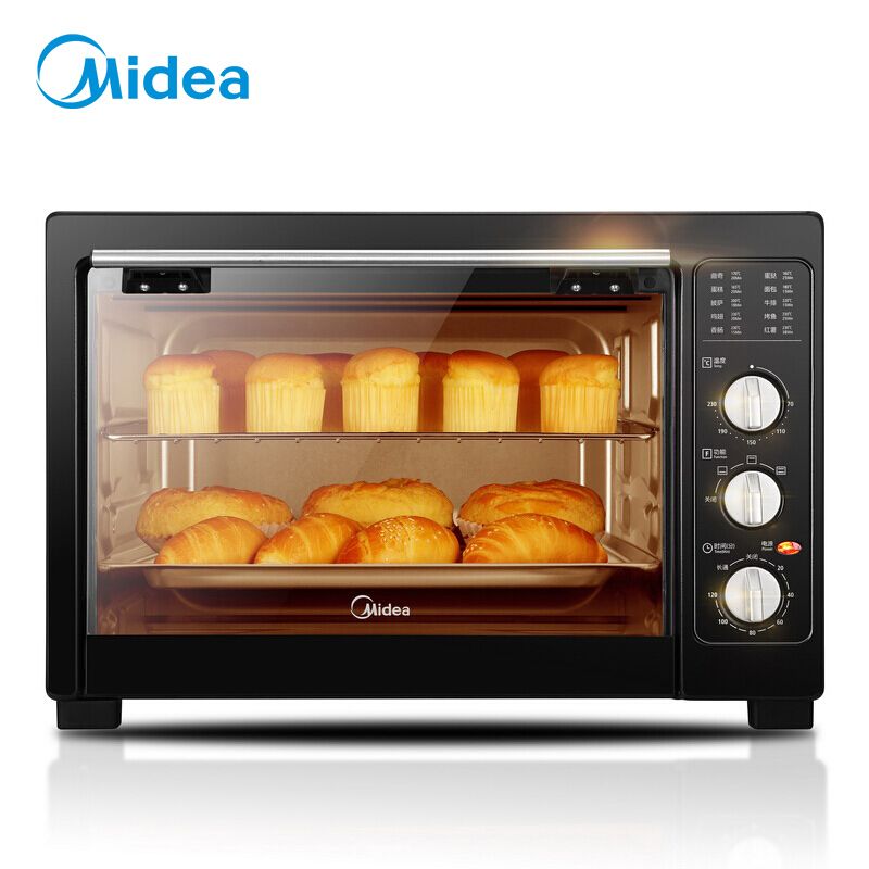 midea 美的/MG38CB-AA 家用多功能电烤箱 38升大容量烤箱 广域控温 