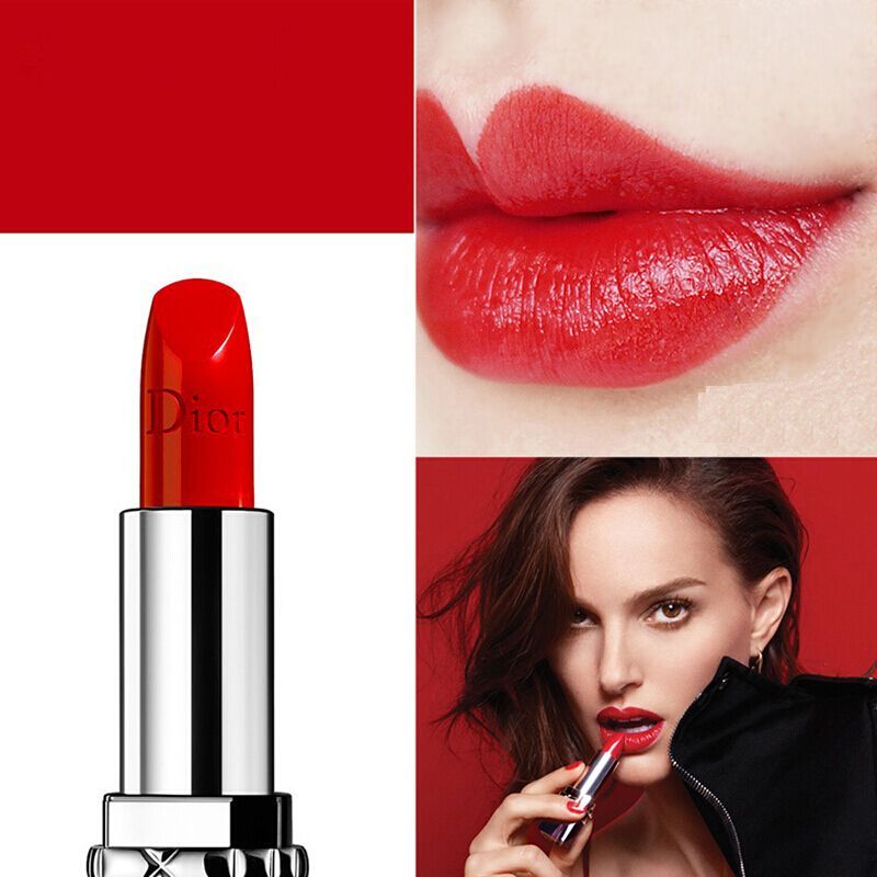 Dior 迪奥烈艳蓝金唇膏 烈焰口红888/哑光999/080/520 /643/756/567显色滋润哑光经典口红专柜正品
