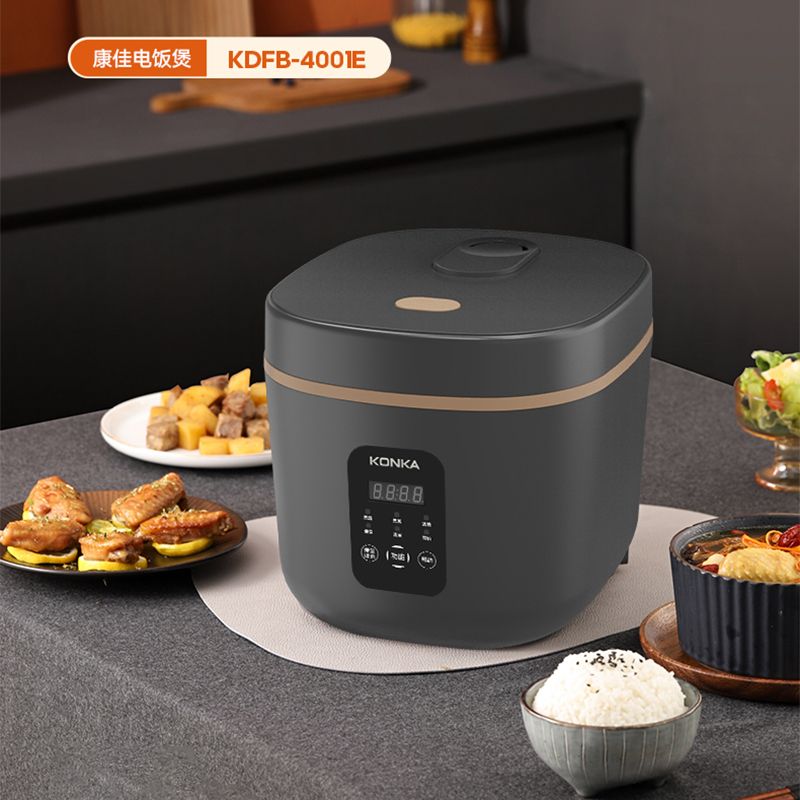 康佳 电饭煲电饭锅4L智能控温24h预约可拆洗内盖合金KDFB-4001E不沾内胆家用电饭煲