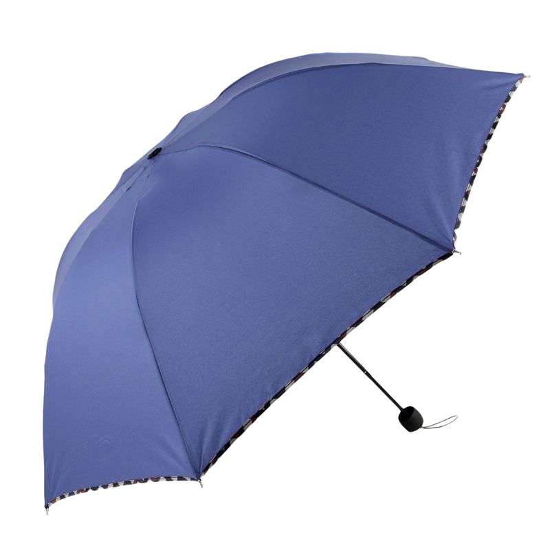 WAFROG 加大防风商务雨伞*1  家用三折晴雨伞遮阳伞