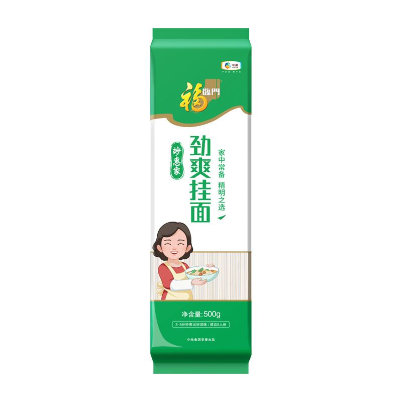福临门 妙惠家挂面 面条500g 滑面劲面随机发货
