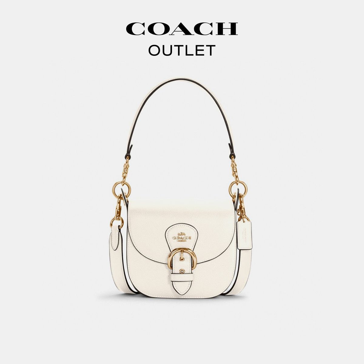 COACH 蔻驰 女士KLEO 17号单肩包5685白色