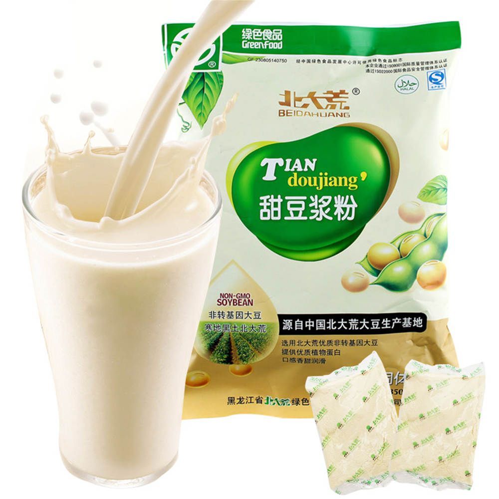 北大荒 甜豆浆粉350g/袋/12小包 营养早餐速溶冲饮豆粉豆浆粉【积分兑换】