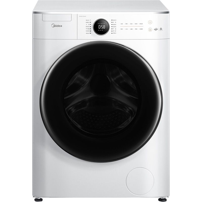 京东直供 美的 (Midea)滚筒洗衣机全自动 10公斤变频 东芝DD直驱 新风祛味 真丝柔洗 95度筒自洁 MG100V70WD5（专）