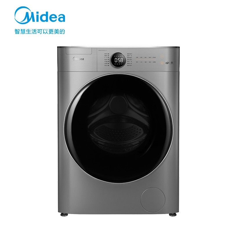 京东直供 美的 (Midea)滚筒洗衣机全自动 10公斤变频 DD直驱电机 真丝柔洗 MG100V70WD5-Y1Y（专）
