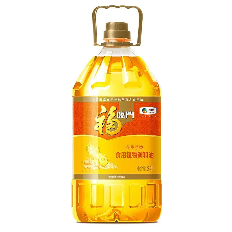 福临门 食用油 花生原香植物调和油5L