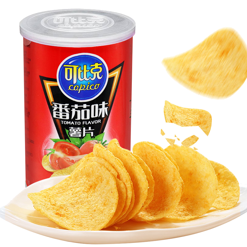 达利园可比克薯片桶装组合膨化零食小吃休闲食品 随机口味45g