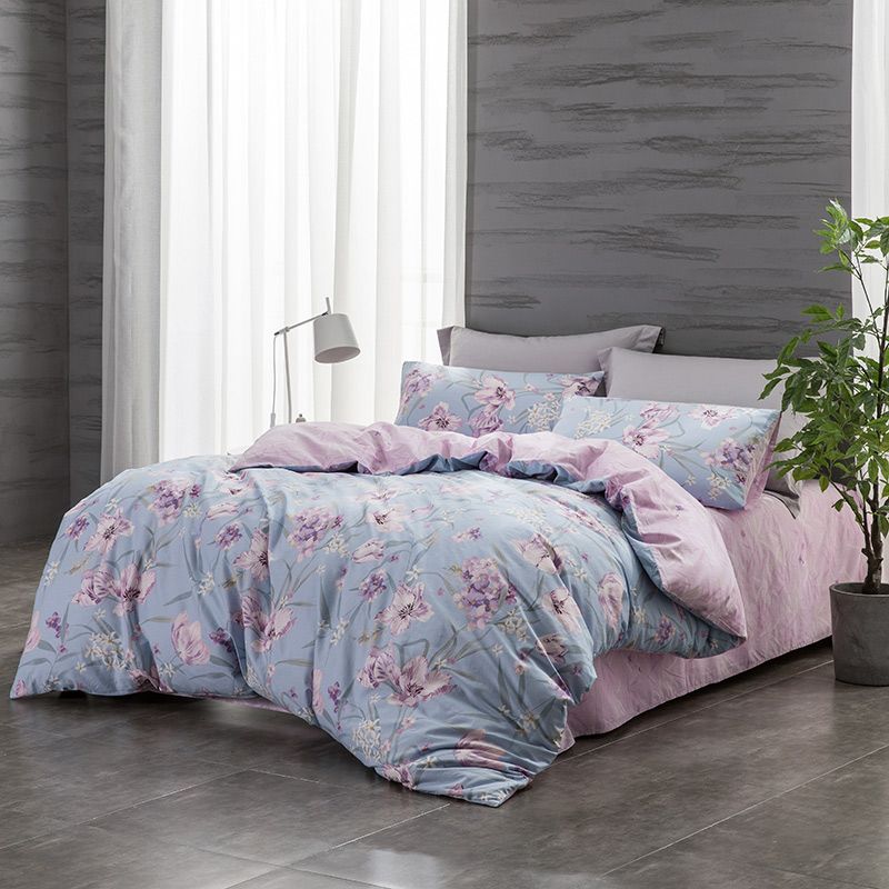 罗莱家纺 40支听闻花语全棉田园四件套200*230cm 【可积分抵扣】