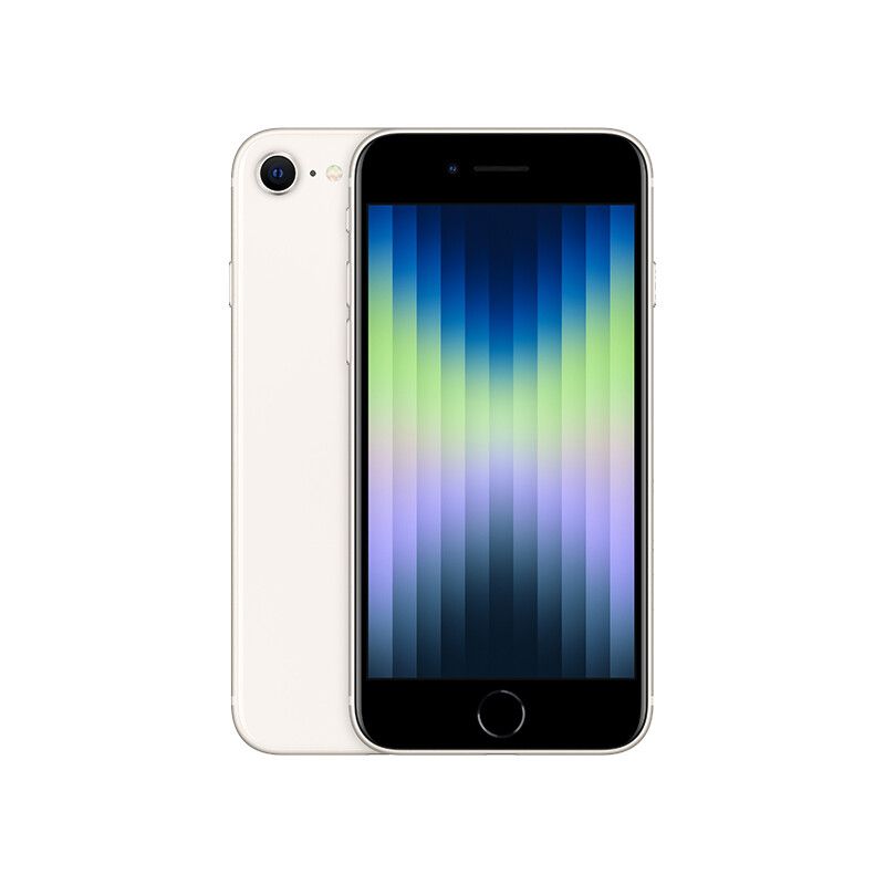 京东直供 Apple iPhone SE (A2785) 128GB 星光色 (MMX03CH/A)【JD】【不拆不贴-可零出】