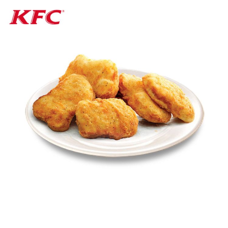 福禄网络 KFC 肯德基套餐兑换券-三味小食组合（黄金鸡块5块+新奥尔良烤翅1对+小薯条）