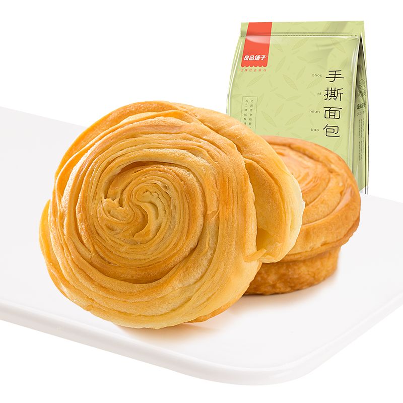 京东直供 良品铺子 手撕面包330g孕妇儿童零食早餐食品吃的休闲小吃休闲食品