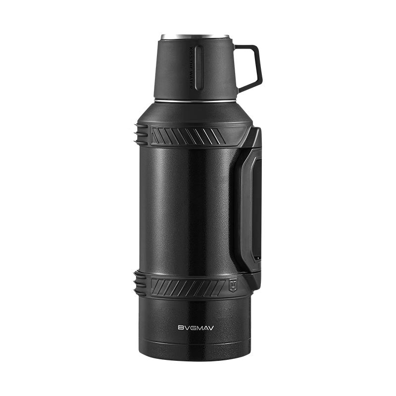 京东直供 宝威玛（BVGMAV）保温壶大容量户外旅行316L不锈钢真空保温水壶杯高档车用热水瓶3L