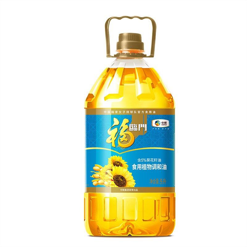 福临门 葵花籽清香食用植物调和油5L
