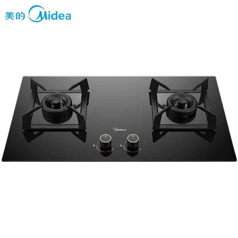 美的 （Midea）燃气灶双灶天然气台式嵌入式煤气灶 5.0kW猛火灶厨房家用灶具 Q310-M燃气灶台