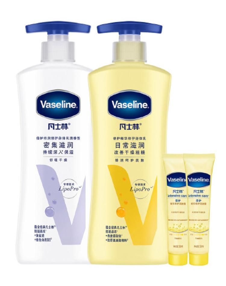 凡士林身体乳倍护400ml+特润400ml+30ml*2秋冬润肤保湿补水其它颜色 400ml*2+30ml*2