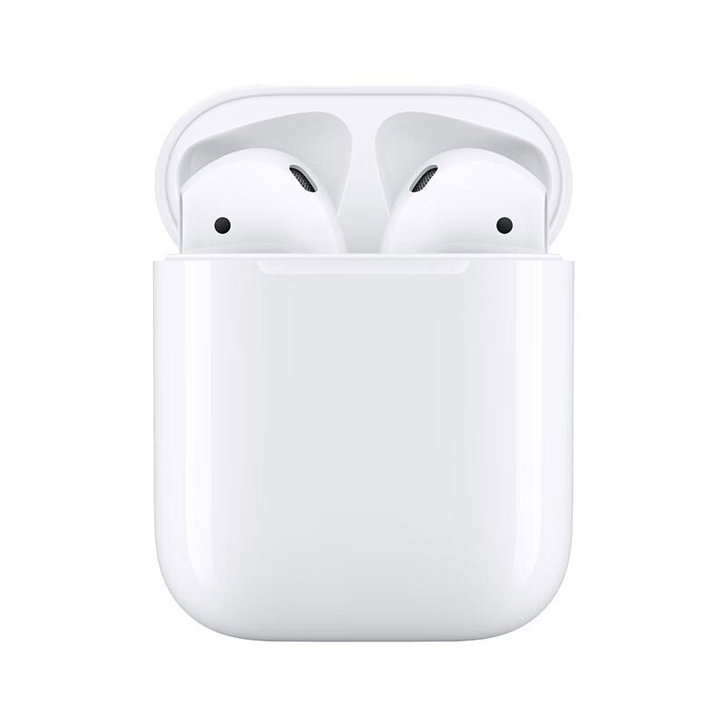 Apple 苹果耳机 AirPods (第二代) 配充电盒 苹果耳机 蓝牙耳机 无线耳机 适用iPhone/iPad/Apple
