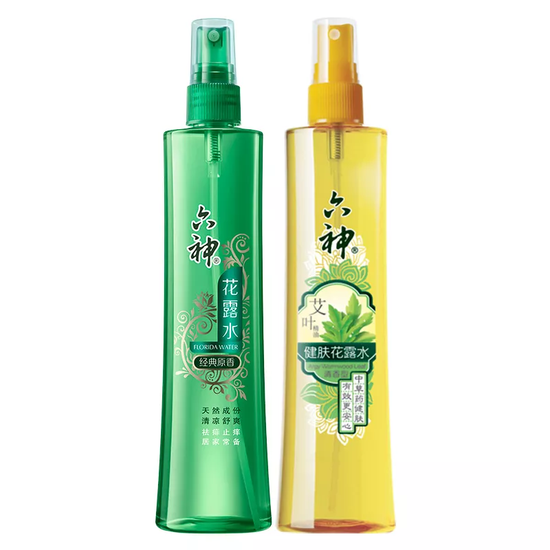 六神 喷雾花露水2瓶装（艾叶健肤180ml+ 经典原香180ml）