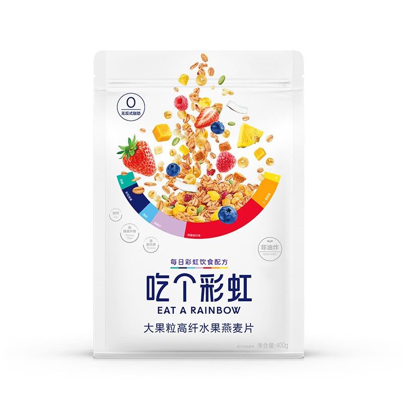 五谷磨房 吃个彩虹水果麦片400g