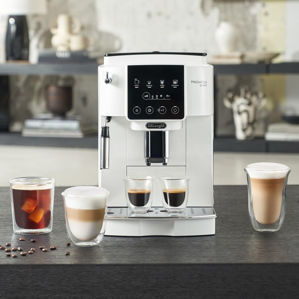 Delonghi/德龙 S2全自动进口咖啡机现磨办公室小型 白色 440mmX240mmX350mm