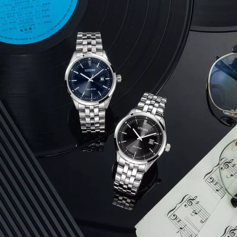西铁城CITIZEN 光动能手表钢带男表BM7250-56L/BM7250-56E