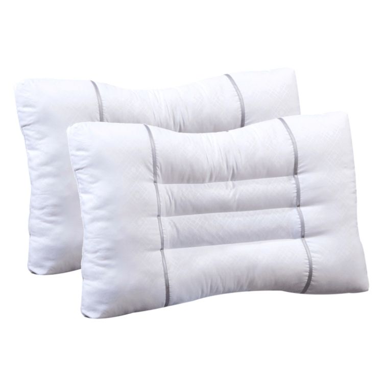 富安娜 决明子香蒲草本助眠对枕 70*45cm*2个 一对 助眠枕 枕芯 颈椎枕 枕头 积分兑换