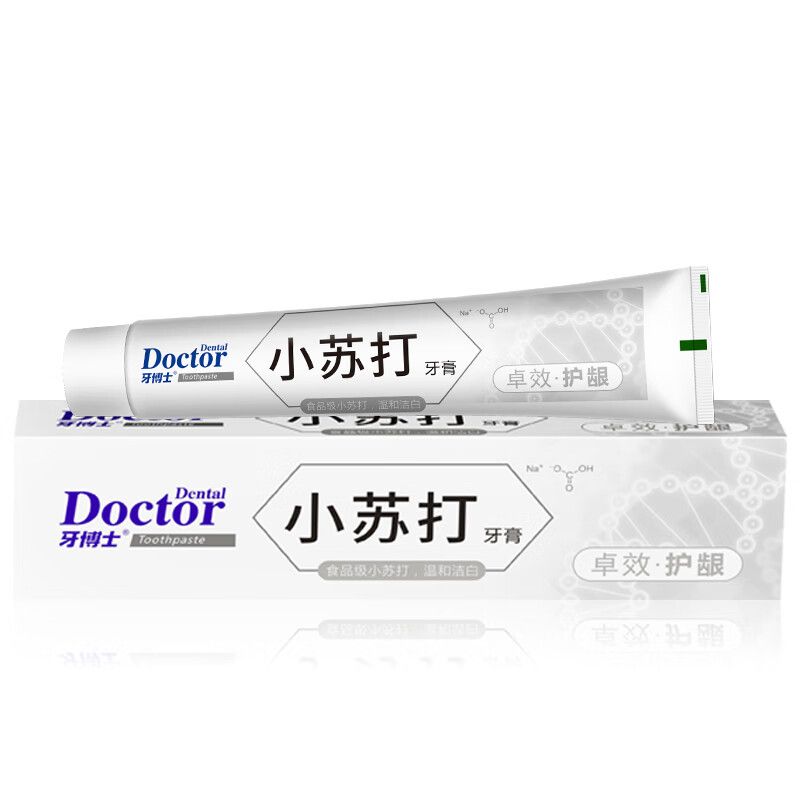 牙博士 小苏打卓效清新袪口气/清火/护龈牙膏 120g