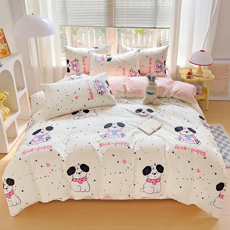 南极人 新品居家舒适全棉ins风四件套1.2-2米床多规格