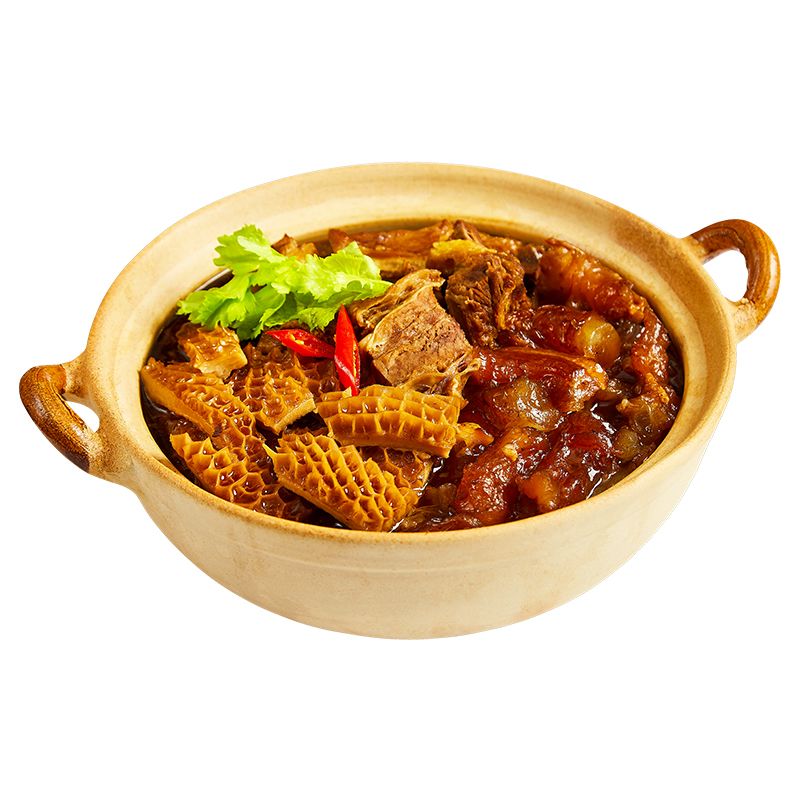 潮庭 牛筋牛腩牛肚组合300g*6+13046811887