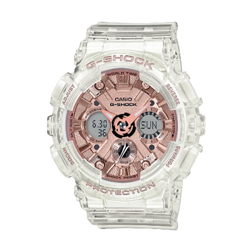 京东直供 卡西欧（CASIO）手表女士G-SHOCK运动学生电子日韩表送女友礼物GMA-S120SR-7A