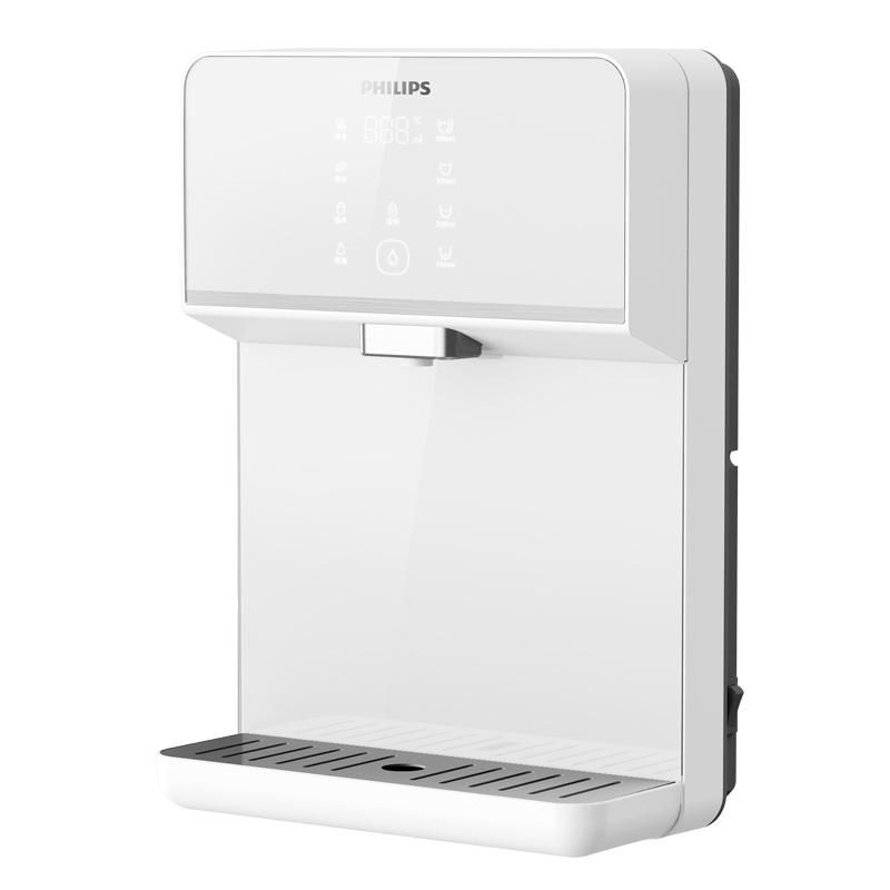 天猫 Philips/飞利浦家用壁挂式直饮机净水器一体机管线饮水机ADD4824 白色 .