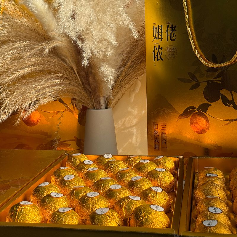 姆佬侬 新鲜脆蜜金桔春节礼盒装(下单后7天内发货，感谢理解，客服联系：罗翠美18677866969微信同号）