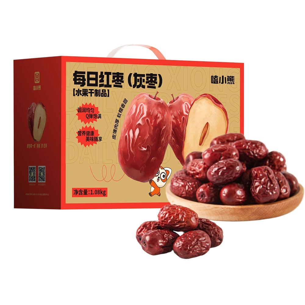 本来生活 嗑小熊每日红枣1.08kg