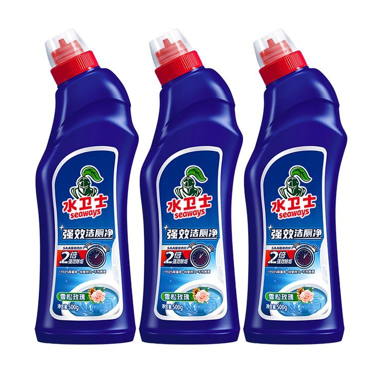 水卫仕 洁厕灵500g*3瓶  洁厕液马桶清洁剂 清洗厕所