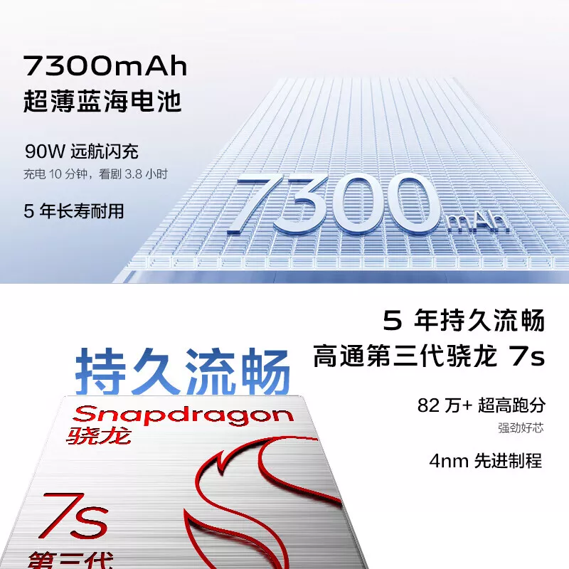 vivo 【新品】Y300 Pro+ （12GB+256GB）  7300mAh蓝海电池 第三代骁龙7s 金刚磐石架构 AI手机