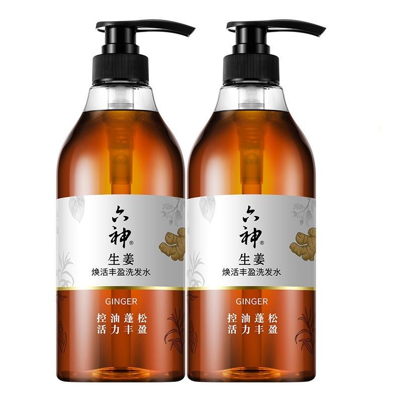 六神 夏季洗浴量贩装（六神生姜洗发720ml*2+沐浴露200ml)-沐浴香型随机