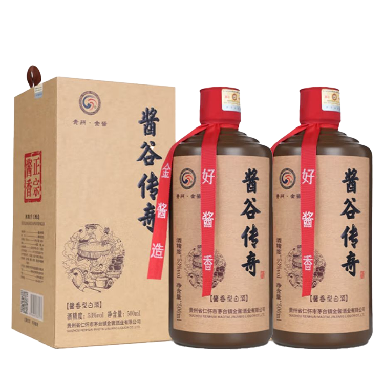 茅台 镇酱谷传奇 53度酿500ml纯粮酿造