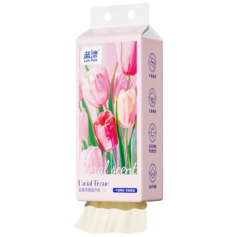 蓝漂 本色挂式抽纸 5层1000张*1提