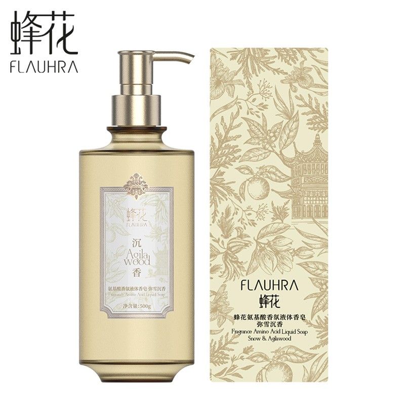 蜂花 氨基酸香氛液体香皂（弥雪沉香）500g