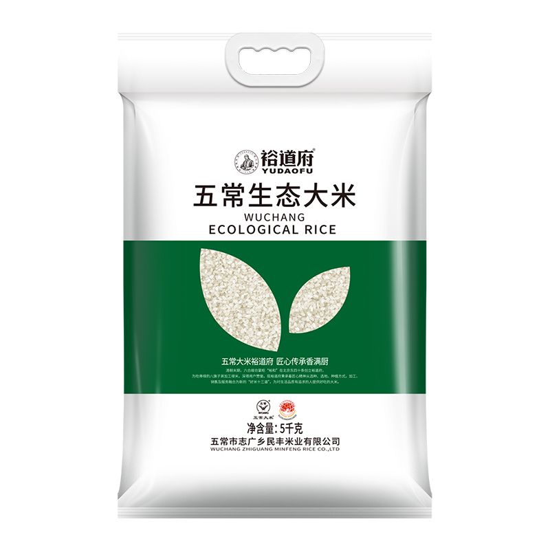 裕道府 生态五常大米 5kg 东北大米10斤