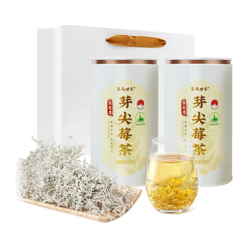 天猫 茶马世家张家界莓茶龙须芽尖藤茶非永顺土家养生茶160g中秋礼盒装 无规格 .