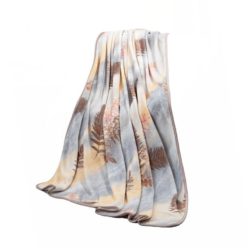 水星家纺 法兰绒毯  秋日温情法兰绒毯 150*200cm 秋日温情