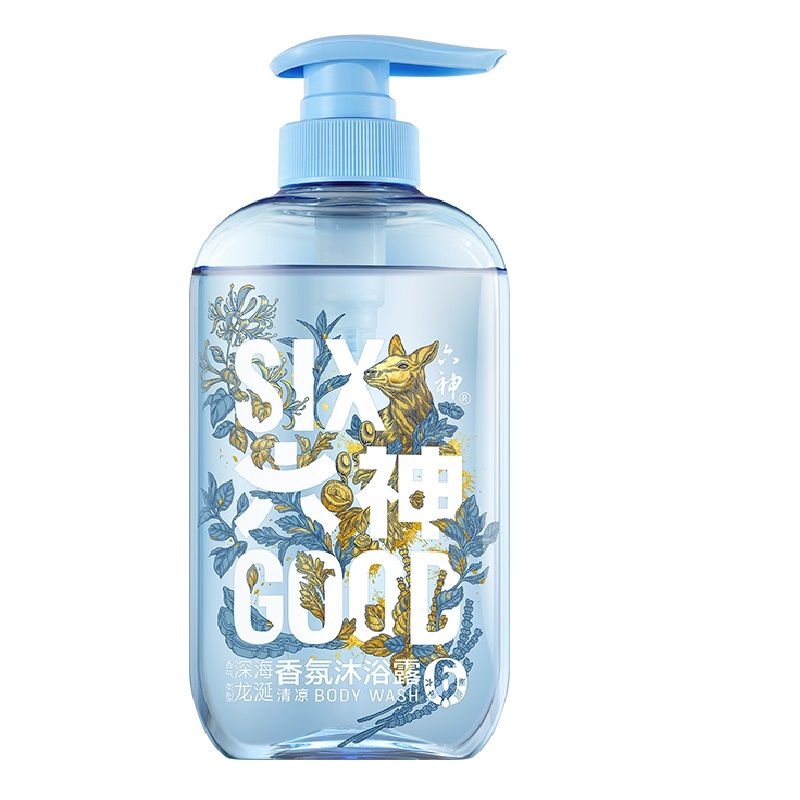 六神 舒爽香氛沐浴露（深海龙涎香型）410g【新品上市 持久留香】