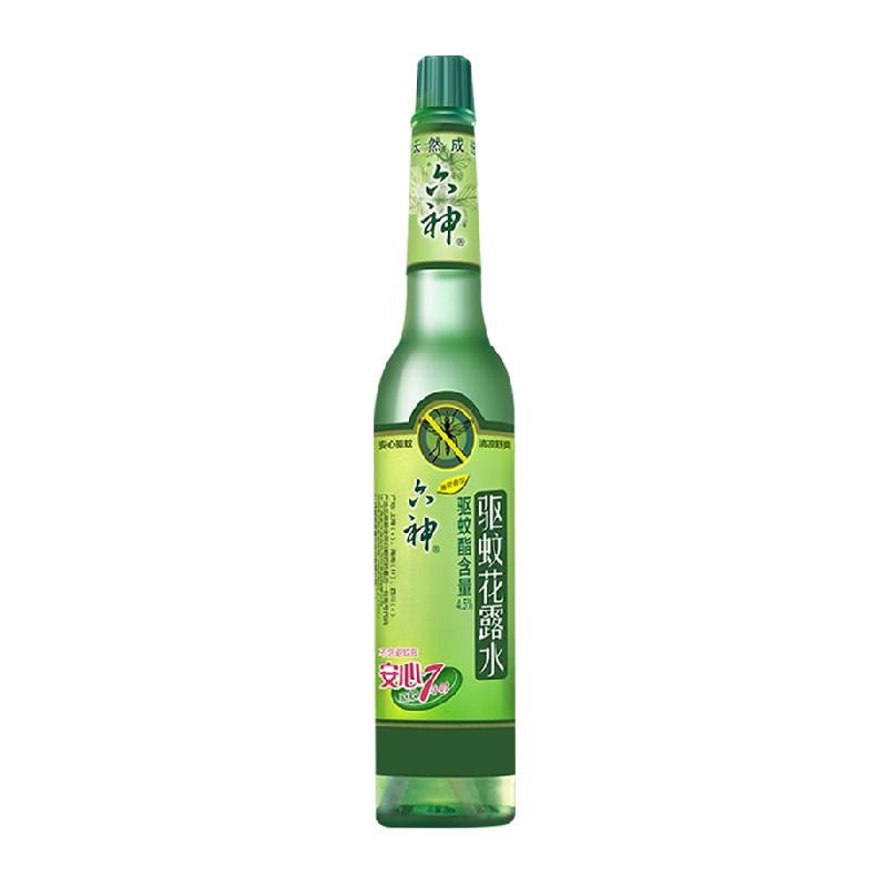 天猫 六神花露水经典玻璃驱蚊止痒蚊不叮户外持久留香195ml 195ml；1件 .